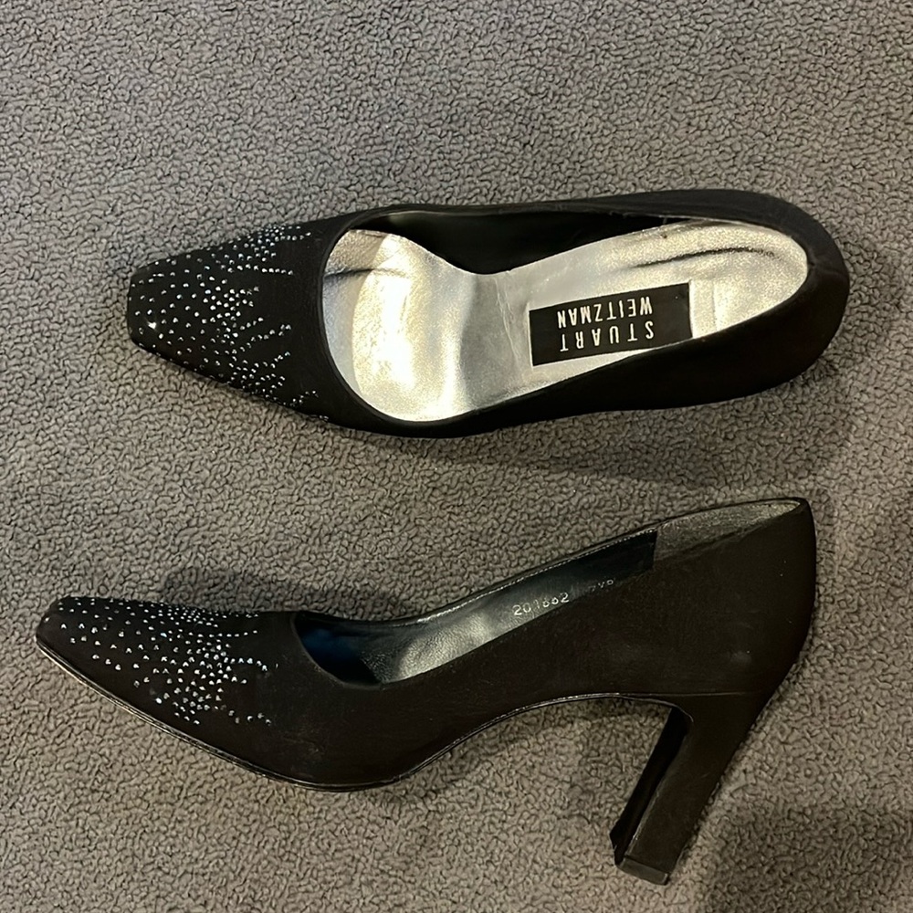Gorgeous Stuart Whitman evening bling shoes